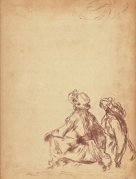 P=A・ルノワール 「ベルヌヴァルの海岸の習作（カバー