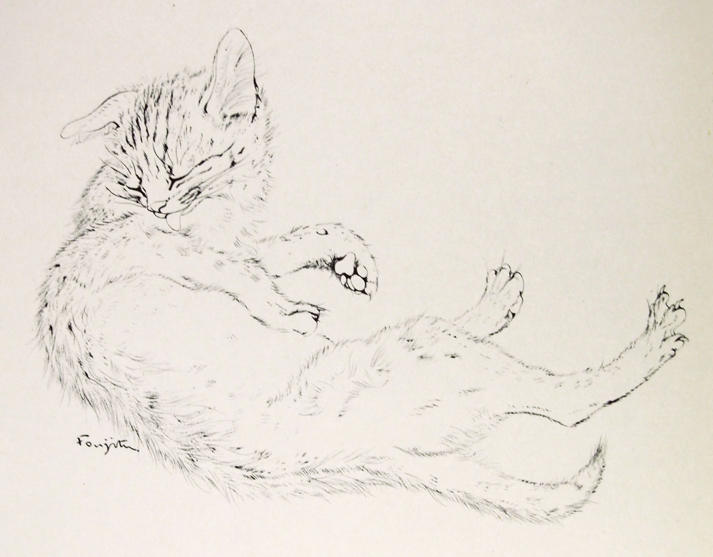 藤田嗣治 挿画本『夜と猫』 | | アトリエ・ブランカ