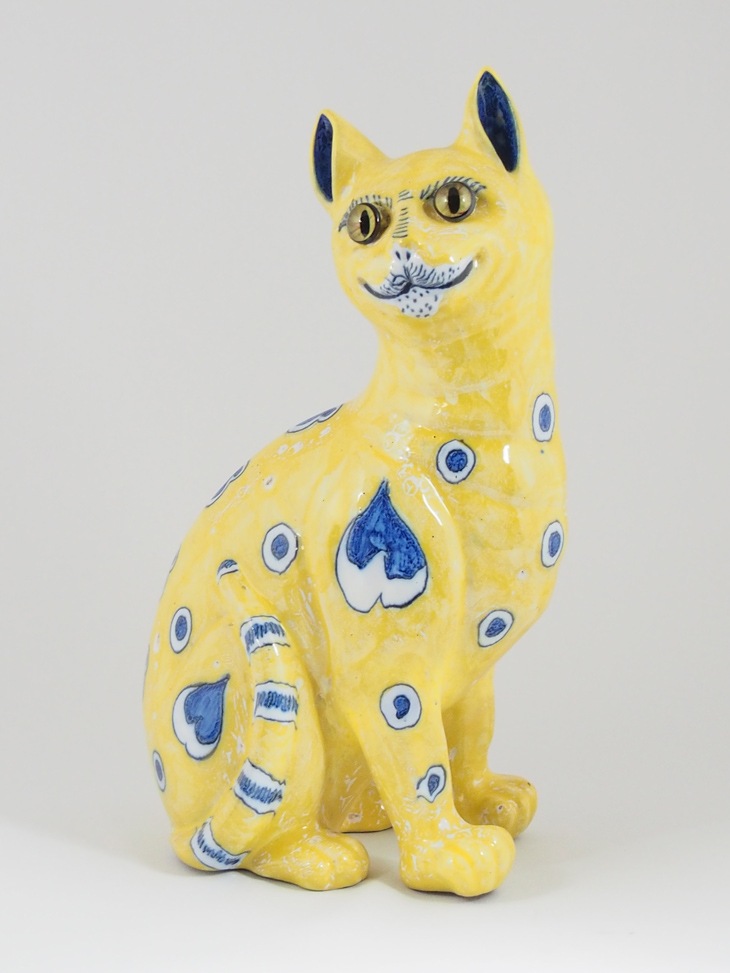 エミール・ガレ 「猫型置物（黄）」 | | アトリエ・ブランカ