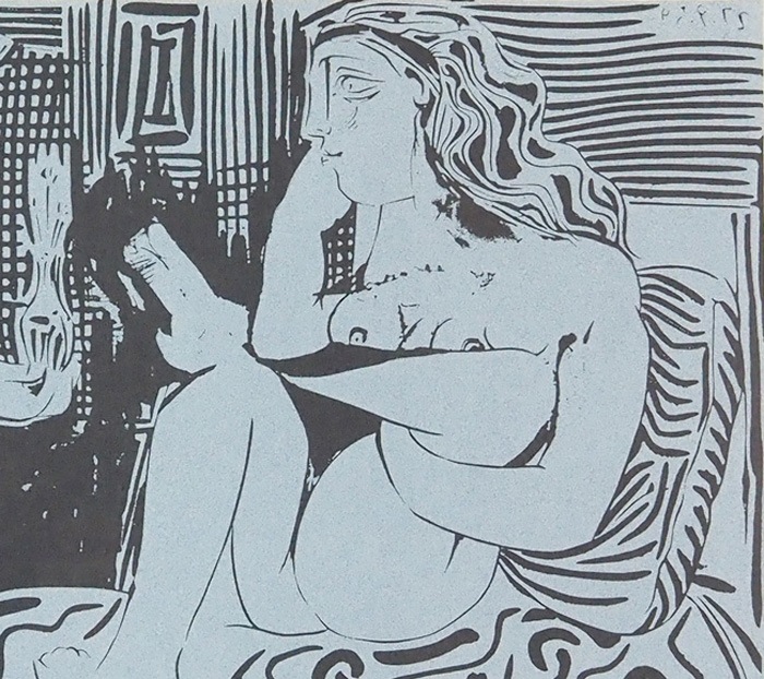 パブロ・ピカソ 版画　男女のヌード 351/666 パブロ・ピカソ 版画 男女のヌード 351/666 パブロ・ピカソ 版画