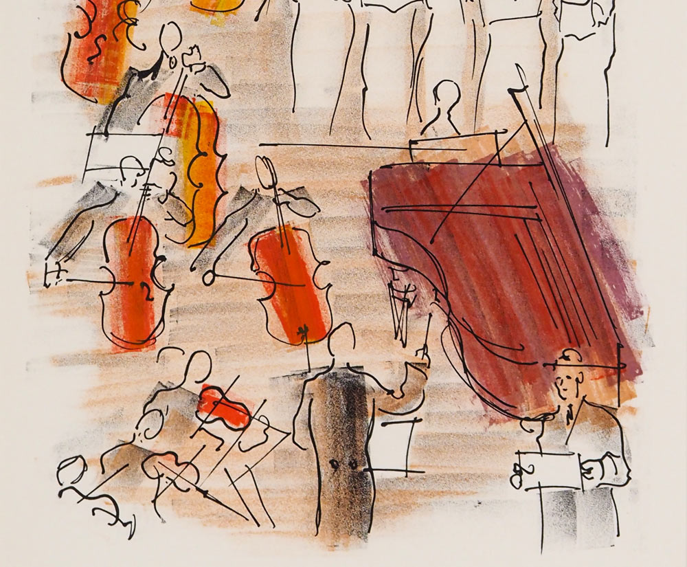 ラウル・デュフィ 「天使のコンサート・I（オリジナル