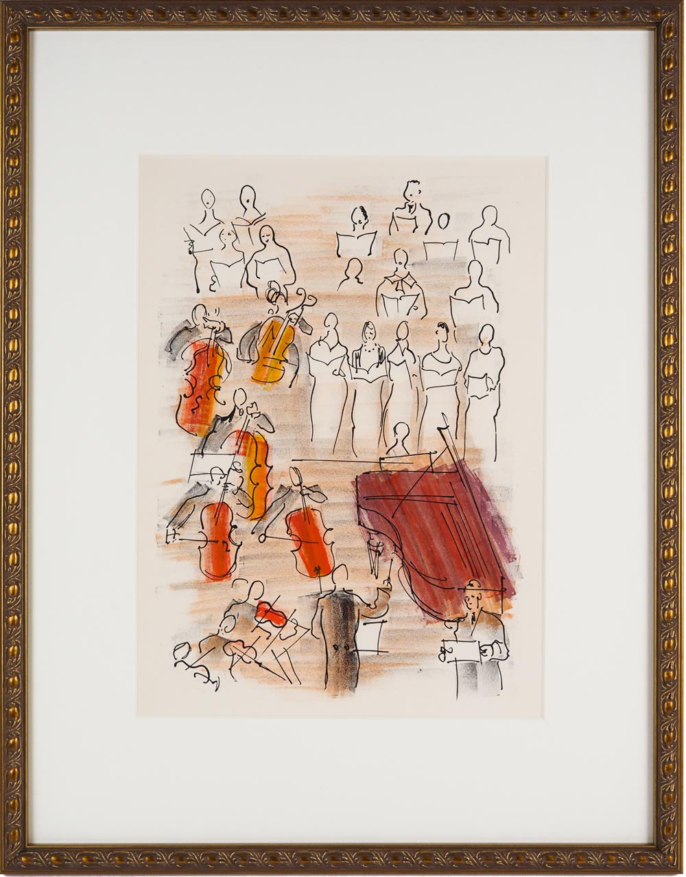 ラウル・デュフィ 「天使のコンサート・I（オリジナル