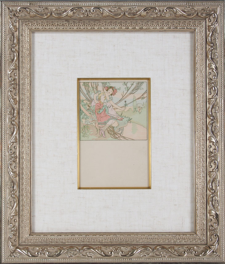 アルフォンス・ミュシャ 「人生の四つの時・少年期