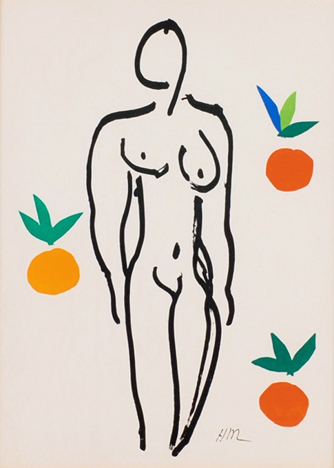 アンリ・マティス 「裸婦とオレンジ」 | | アトリエ・ブランカ