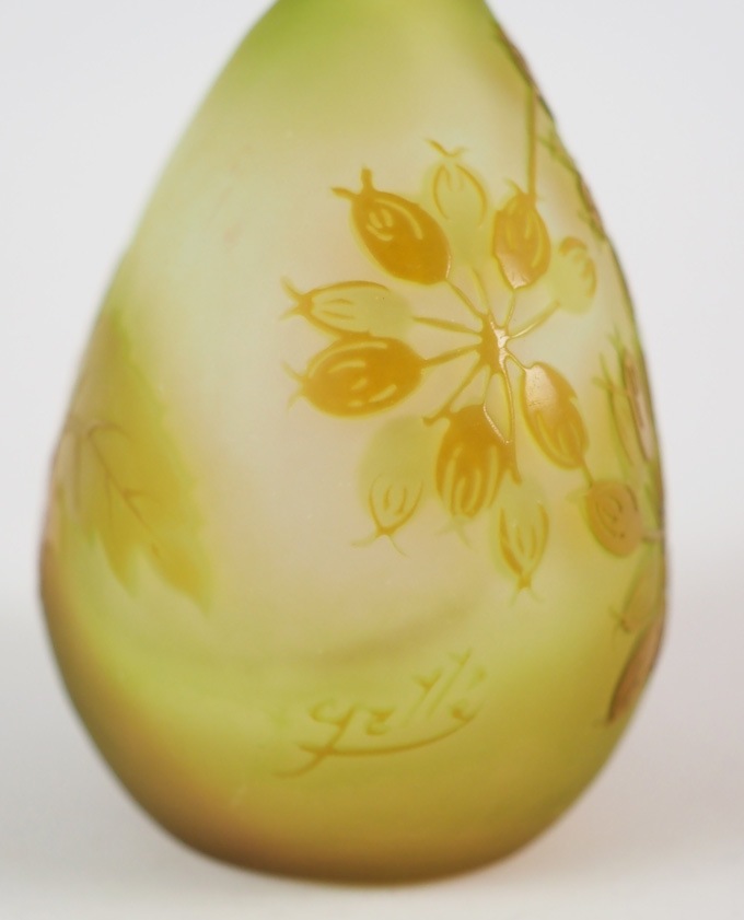 エミール・ガレ 「オンベル文花瓶」 | | アトリエ・ブランカ