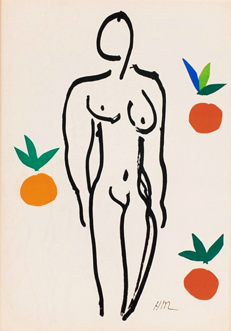 アンリ・マティス 「裸婦とオレンジ」 | | アトリエ・ブランカ