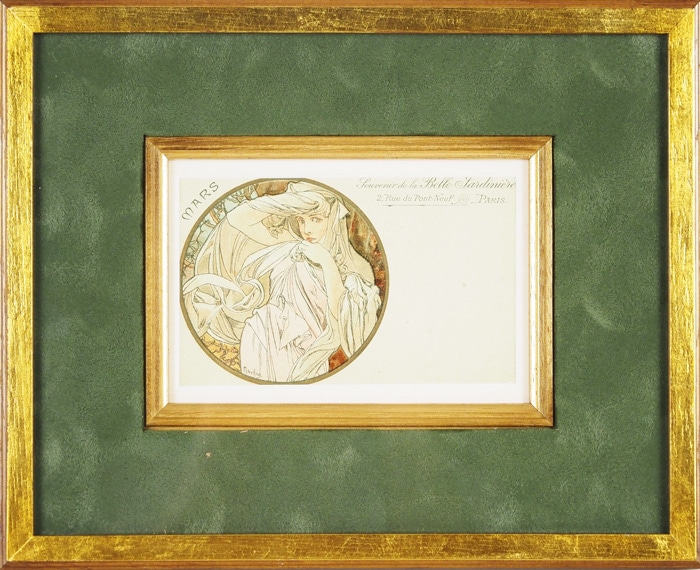 アルフォンス・ミュシャ 画集「Alphonse Mucha」額装版3葉付 アルフォンス・ミュシャ 画集「Alphonse Mucha」額装版3葉付