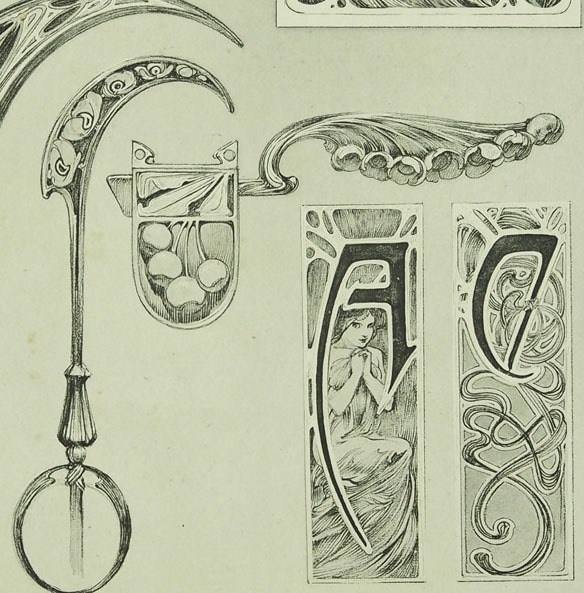アルフォンス・ミュシャ 「装飾資料集・PL.43」 | | アトリエ