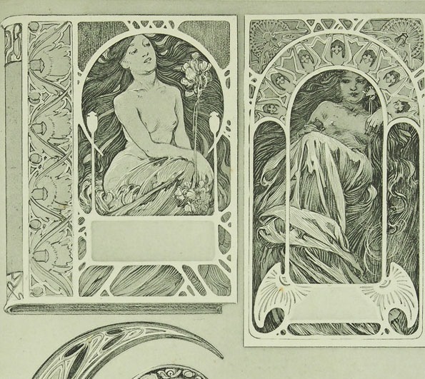 アルフォンス・ミュシャ 「装飾資料集・PL.43」 | | アトリエ・ブランカ