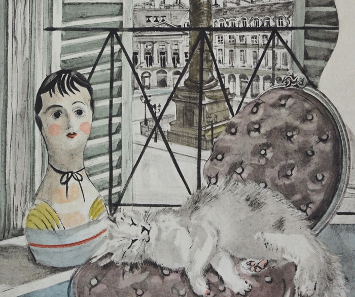 藤田嗣治 「ヴァンドーム広場」 | | アトリエ・ブランカ