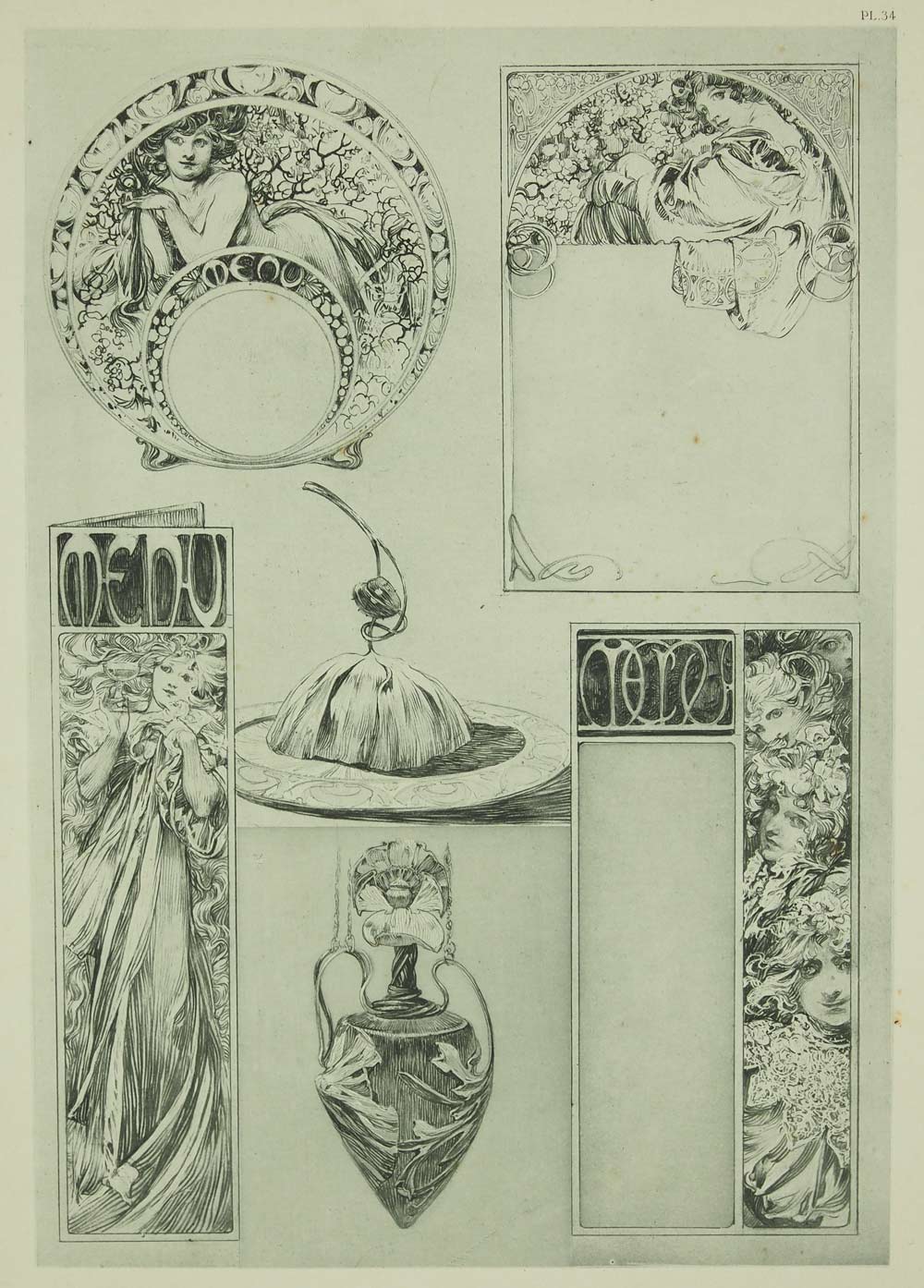 Alphonse Mucha : アルフォンス・ミュシャ 装飾資料集 アルフォンス・ミュシャ 挿画本『装飾資料集』 | | アトリエ