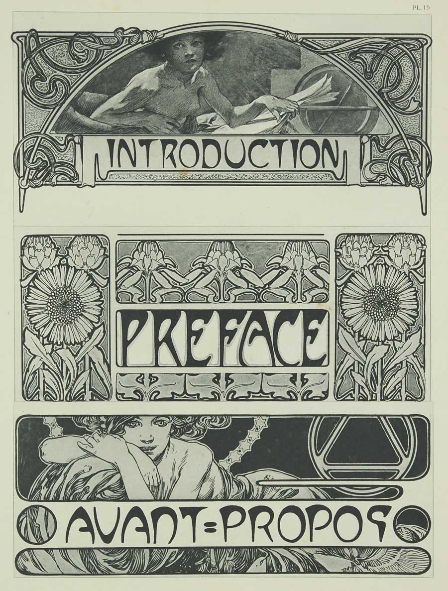 アルフォンス・ミュシャ 挿画本『装飾資料集』 | | アトリエ・ブランカ