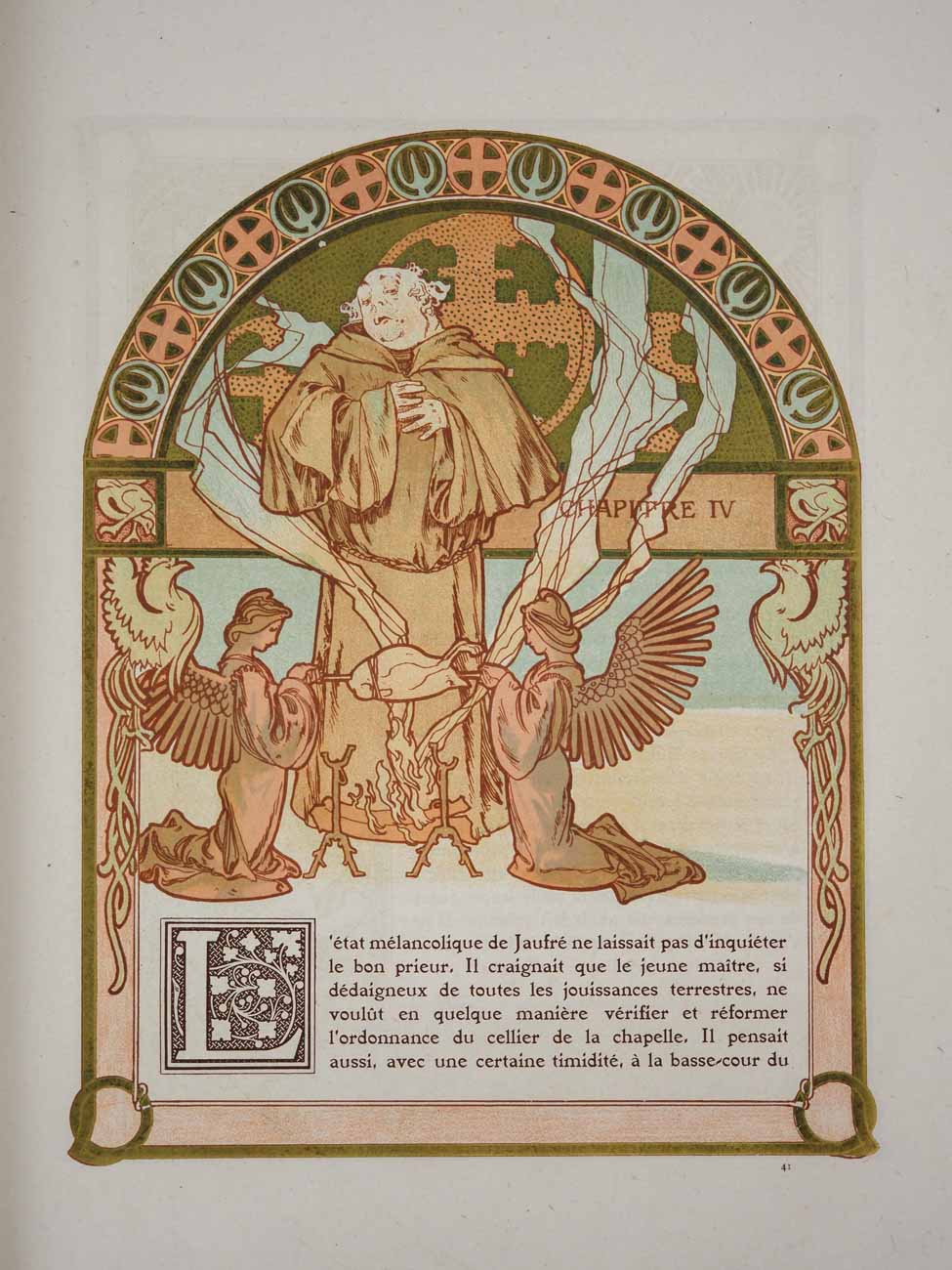 アルフォンス ミュシャ☆『トリポリの姫君イルゼ』☆リトグラフ☆本物 アルフォンス・ミュシャ ≪王女イルゼの肖像≫『トリポリの姫君