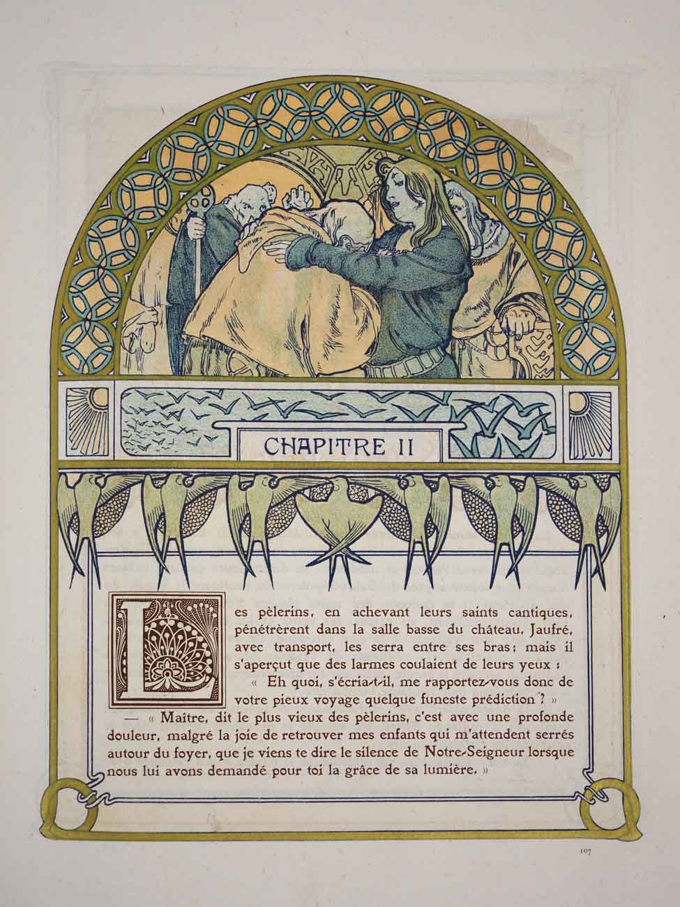 アルフォンス・ミュシャ 「トリポリの姫君イルゼ ※仏語版