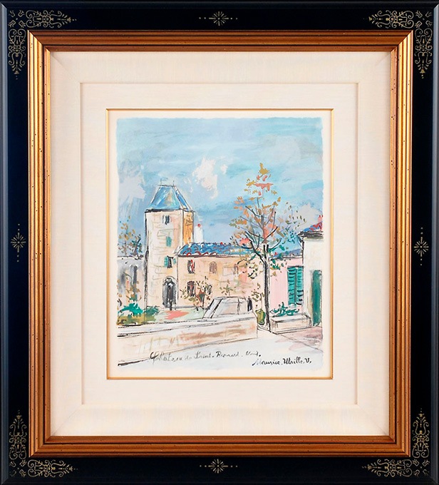 モーリス・ユトリロ 「サン・ベルナール城」 | | アトリエ・ブランカ