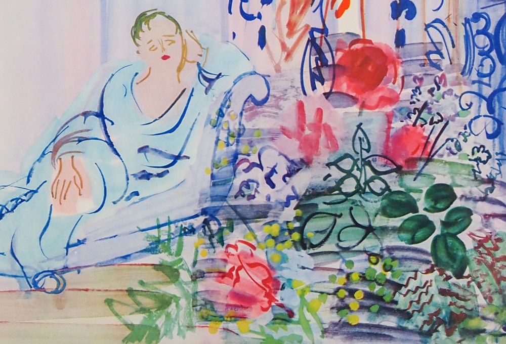 ラウル・デュフィ　「リベラシオンのメニュー」　絵画 パリ | コレクション | ポーラ美術館