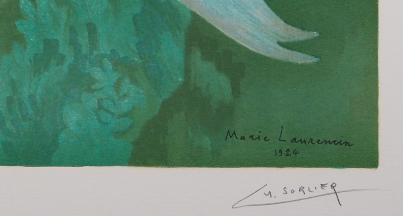 マリー・ローランサン 「公園にて」 | | アトリエ・ブランカ