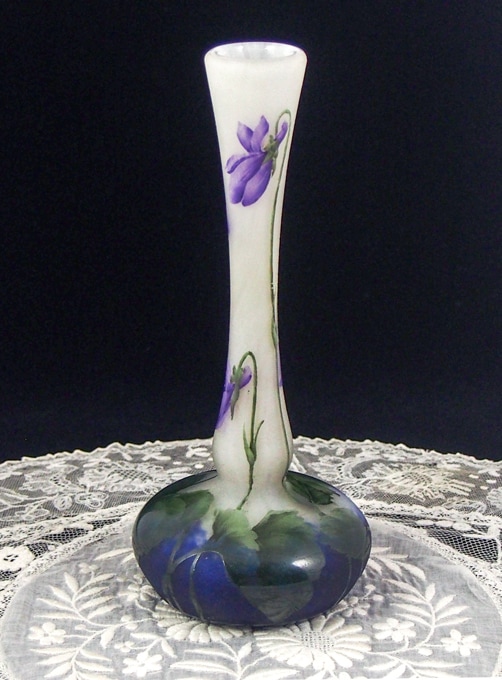 ドーム兄弟 「スミレ文一輪挿し花器」 | | アトリエ・ブランカ