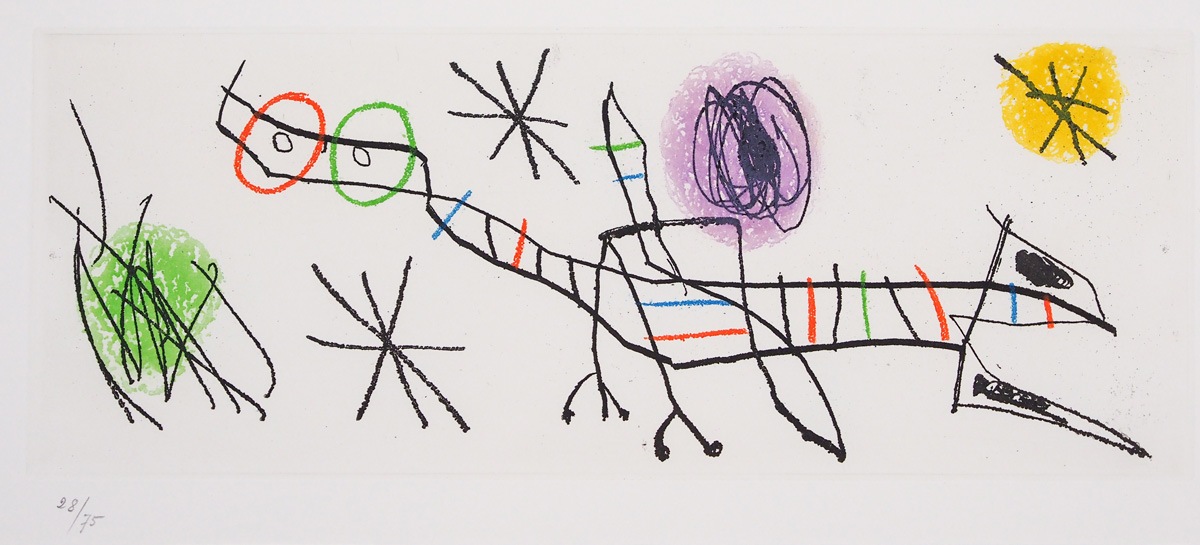 ジョアン・ミロ 「エリック・サティの為に・№Ⅱ」 | | アトリエ・ブランカ