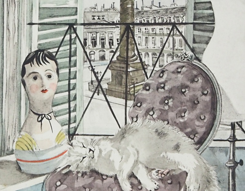 藤田嗣治 「ヴァンドーム広場」 | | アトリエ・ブランカ