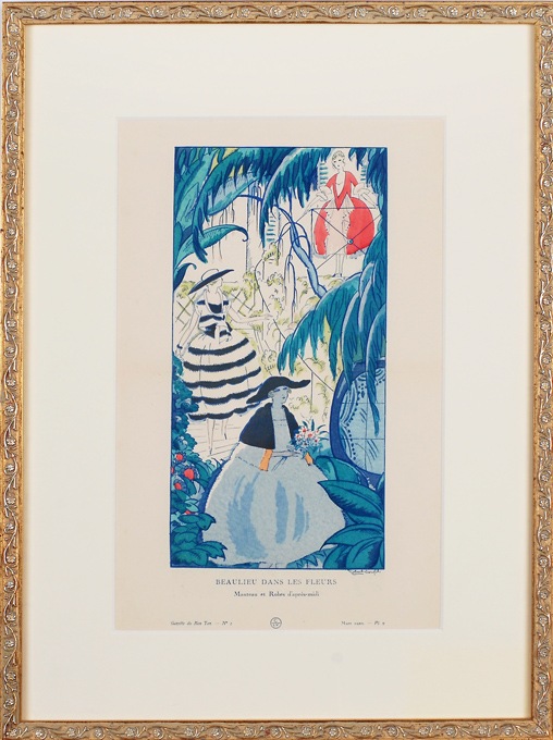 ロベール・ボンフィス 「花の中の風景（見開き）」 | | アトリエ・ブランカ