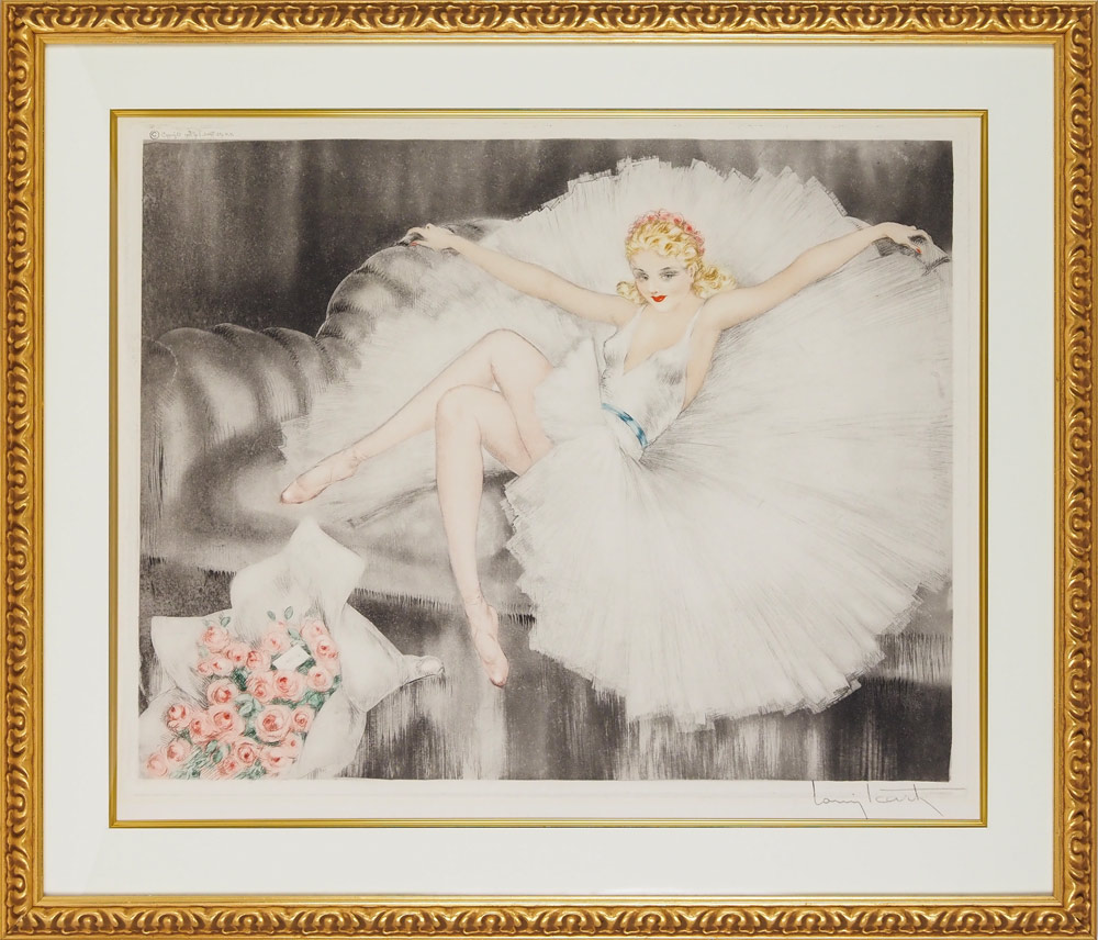 ルイ・イカール、「バレリーナ」、豪華限定版画集画・定価１０万円/額付 ルイ・イカール 「バレリーナ」 | | アトリエ・ブランカ