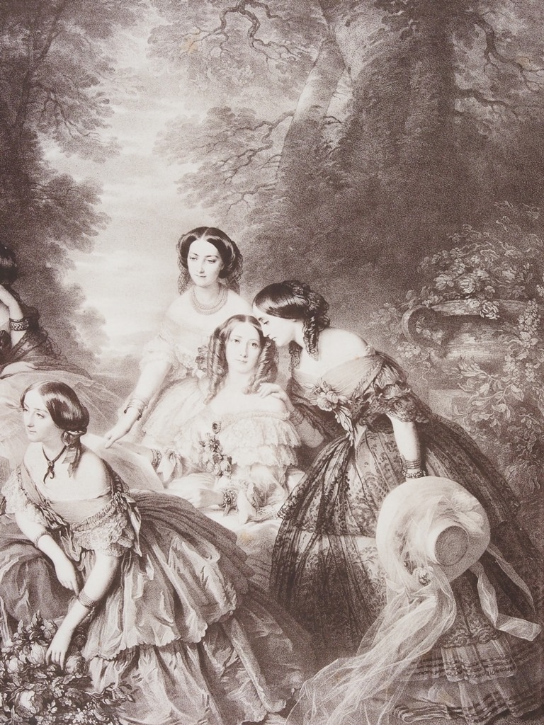 フランツ・ヴィンターハルター 「ウジェニー皇后と女官たち