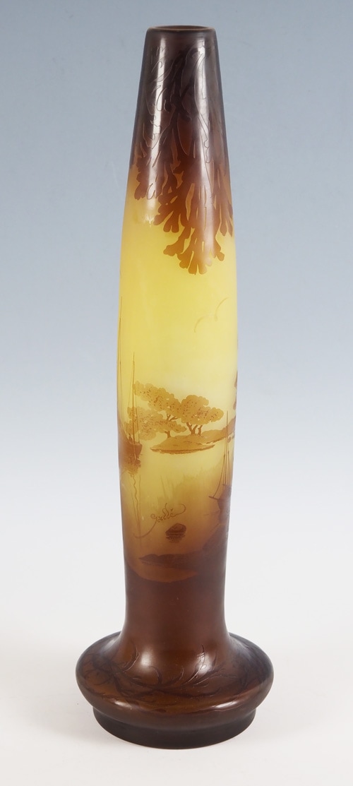 エミール・ガレ 「帆船文花瓶」 | | アトリエ・ブランカ