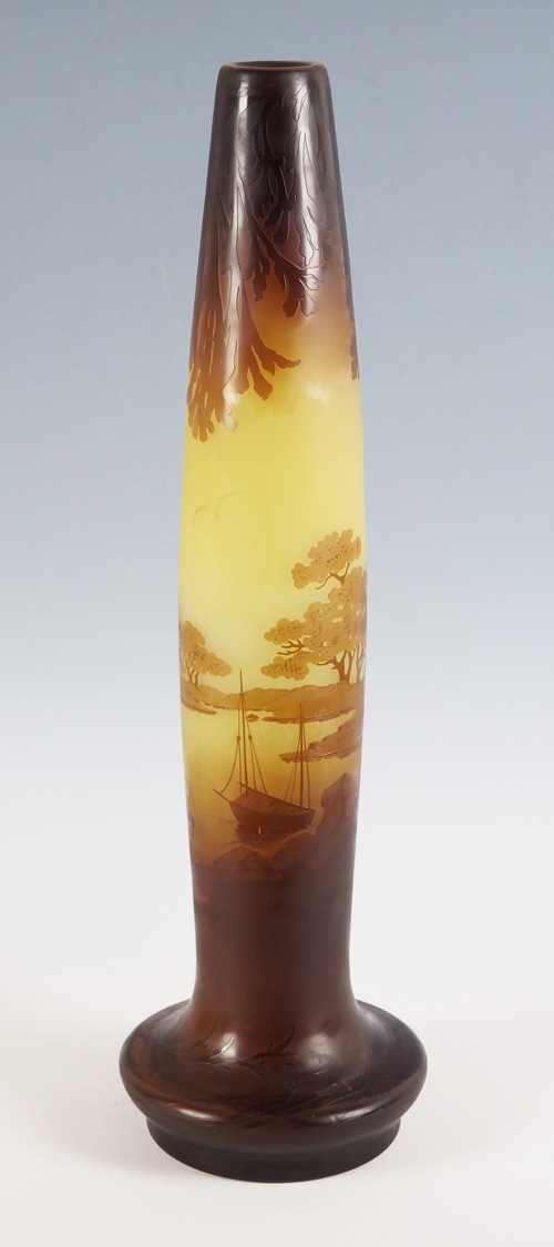 エミール・ガレ 「帆船文花瓶」 | | アトリエ・ブランカ