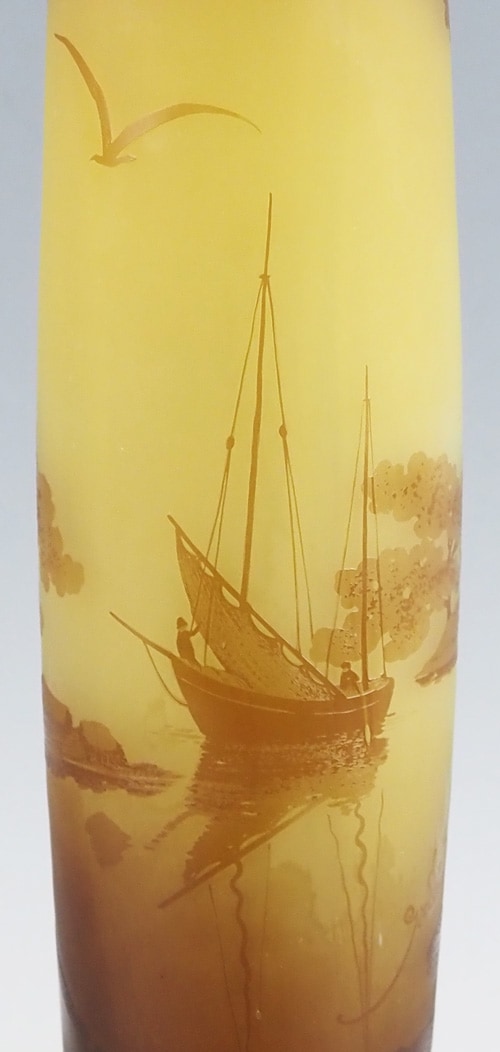 エミール・ガレ 「帆船文花瓶」 | | アトリエ・ブランカ