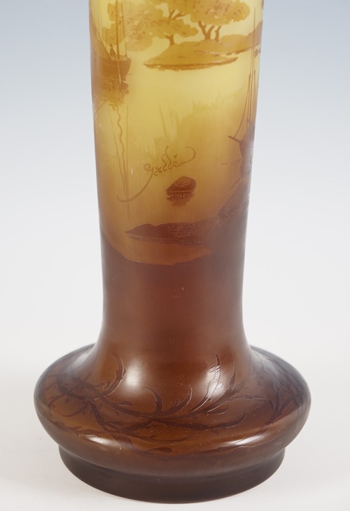 エミール・ガレ 「帆船文花瓶」 | | アトリエ・ブランカ