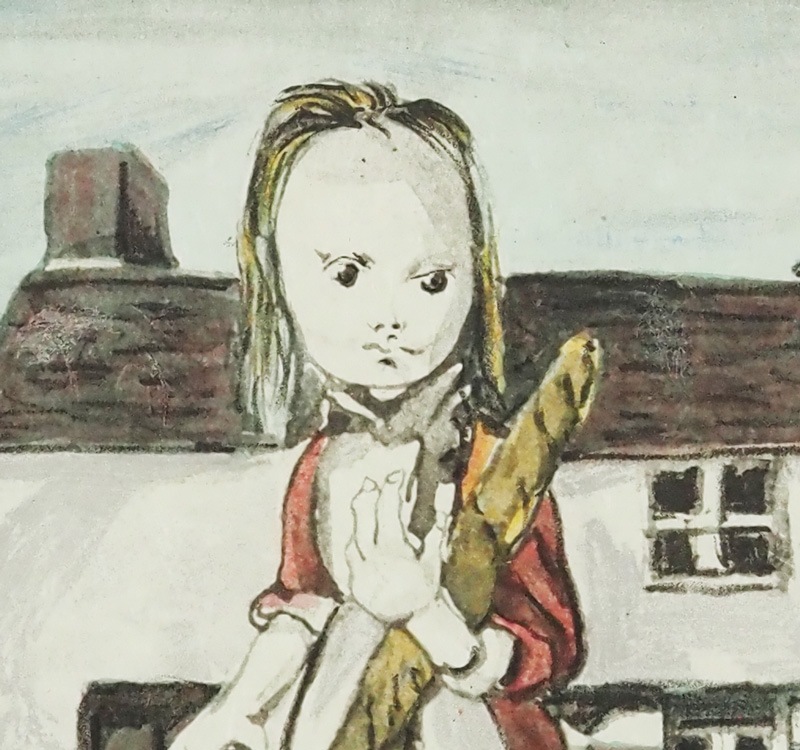 藤田嗣治 「パンを持つ少女」 | | アトリエ・ブランカ