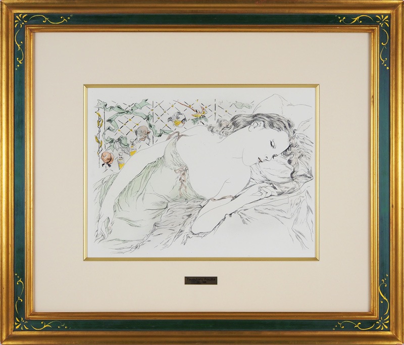 直筆画/絵画/ 【魔夢】 弘司 藤田嗣治 「香りの夢」 | | アトリエ・ブランカ