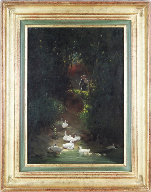 Ch=A・コルビノー 「アヒル番をする母子」 | | アトリエ・ブランカ