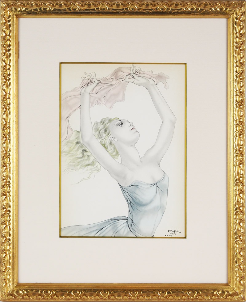 藤田嗣治 「ピンクのスカーフのダンサー」 | | アトリエ・ブランカ