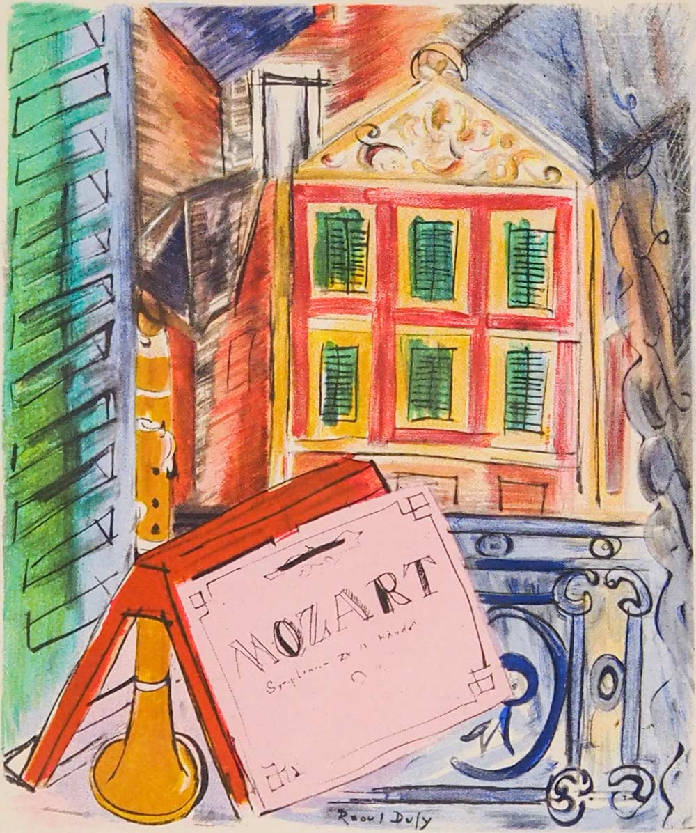 ラウル・デュフィ 「オーボエと楽譜のある窓辺」 | | アトリエ・ブランカ