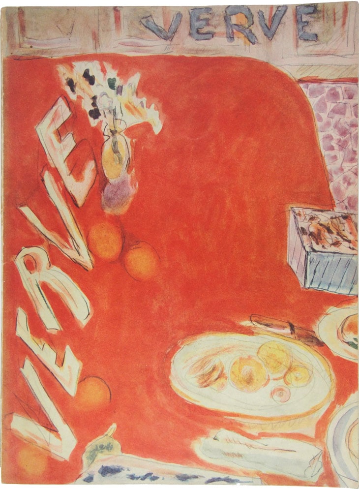 値下げ中。マティス「Divagation」1937年リトグラフ　VERVE誌より 美術文芸誌『ヴェルヴ』全38号 26冊セット | | アトリエ・ブランカ