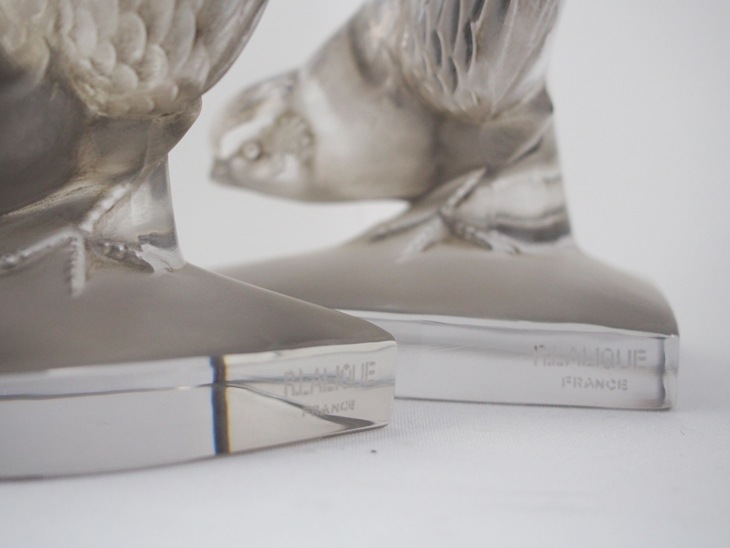 ルネ・ラリック 「ブックエンド：HIRONDELLE（1対）」 | | アトリエ