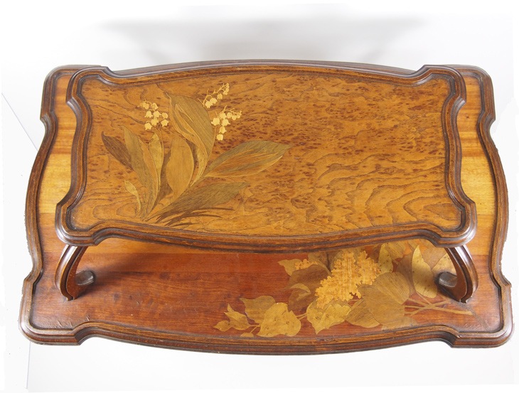 エミール・ガレ 「蝶と花文三段テーブル」 | | アトリエ・ブランカ