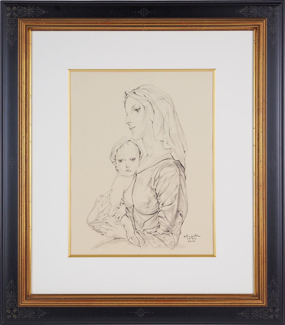 藤田嗣治 「母子像（1952）」 | | アトリエ・ブランカ