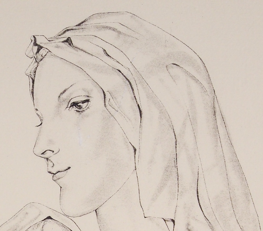 藤田嗣治 「母子像（1952）」 | | アトリエ・ブランカ