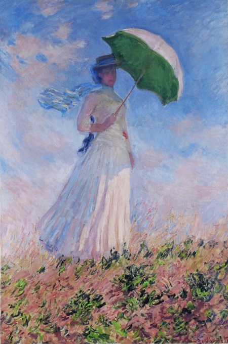 日傘の女 クロード・モネ 「日傘の女性（中）」 | | アトリエ・ブランカ