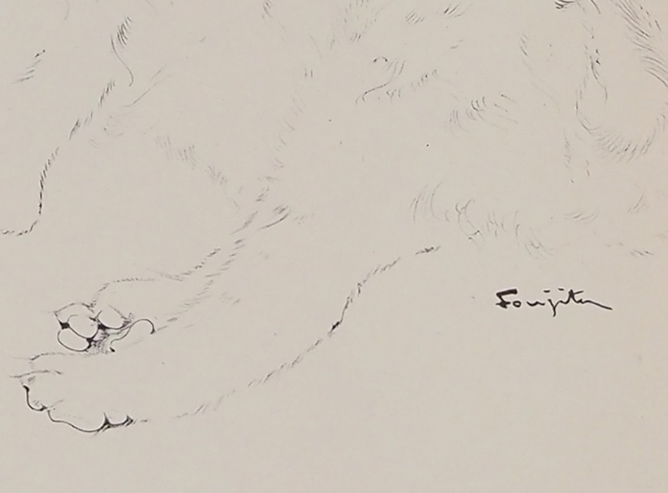 希少 「NIGHT AND THE CAT」夜と猫 藤田嗣治 挿絵 エリザベス
