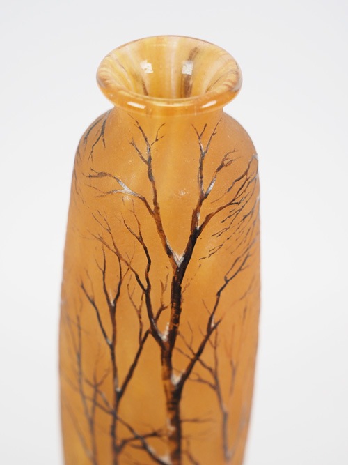 ドーム兄弟 「冬景色文花瓶」 | | アトリエ・ブランカ