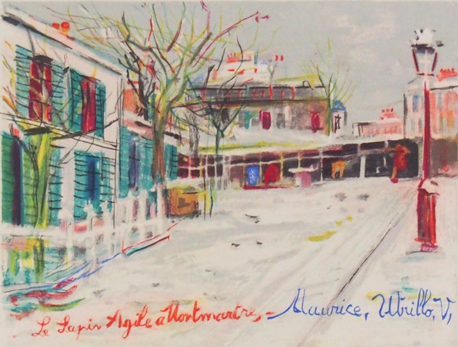 モーリス・ユトリロ 「雪のラパン・アジル」 | | アトリエ・ブランカ