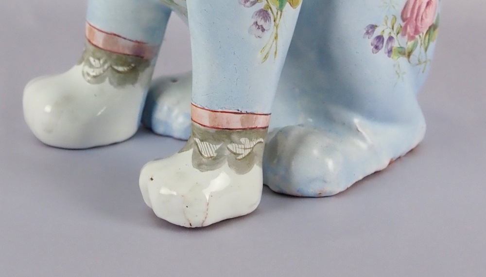 エミール・ガレ 「猫型置物（青）」 | | アトリエ・ブランカ