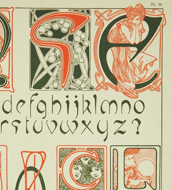 アルフォンス・ミュシャ 「装飾資料集・PL.54」 | | アトリエ