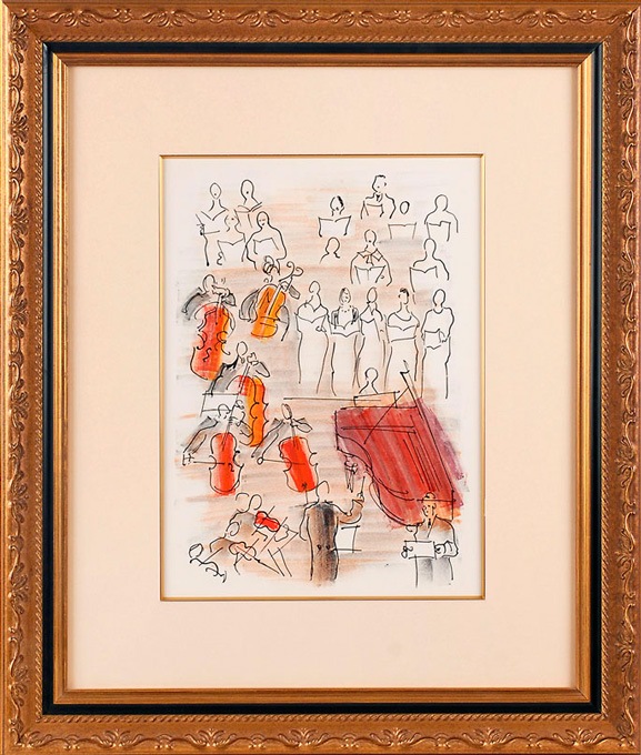 ラウル・デュフィ 「天使のコンサート・I（オリジナル