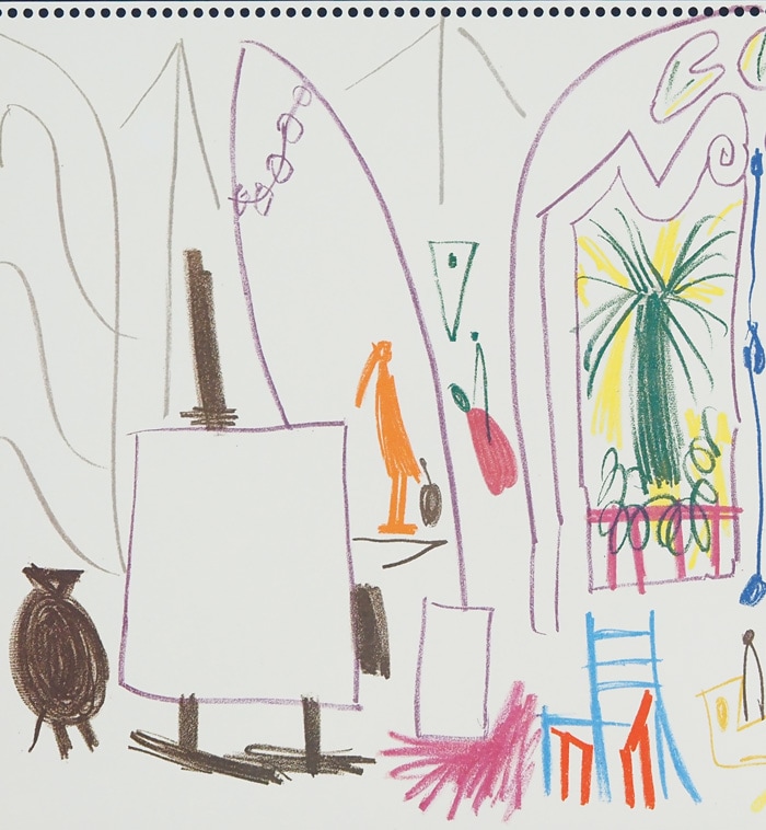 パブロ・ピカソ 「カンヌのアトリエ 15.11.55Ⅱ」 | | アトリエ