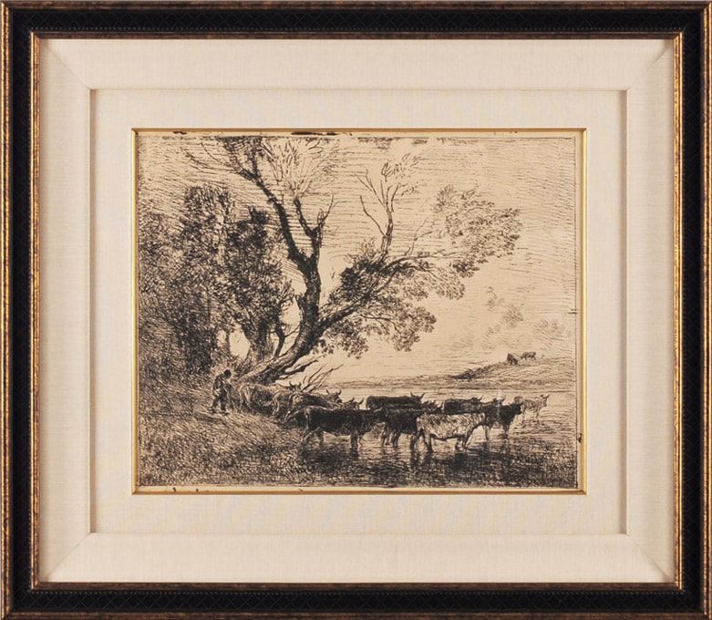 Ch=F・ドービニー 「川の浅瀬」 | | アトリエ・ブランカ